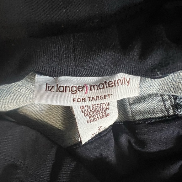 Liz Lange Maternity Jeans Full Panel Size 2 - Picture 4 of 5